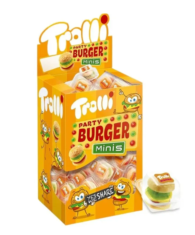 Trolli party mini burger 80x10g