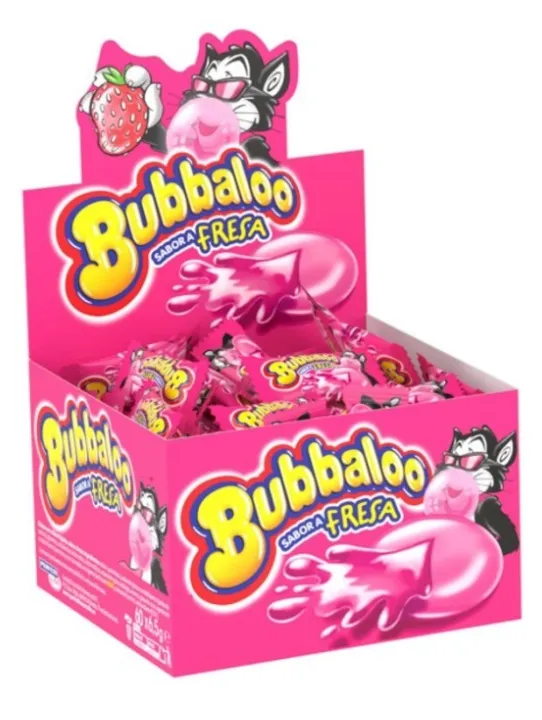 Bubbaloo fraise 60 unités