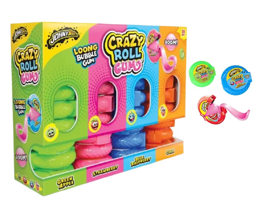Crazy rolly gum 36x15g