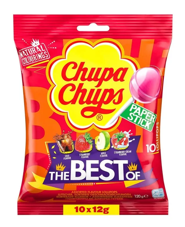 Chupa chups best of sucette 10x120g