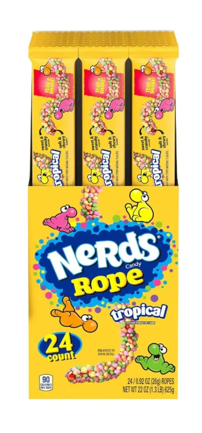 Nerds rope tropical 24x26g