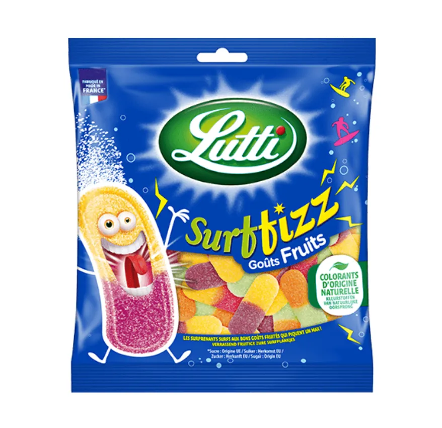 Lutti surfizz goût fruits 16x100g