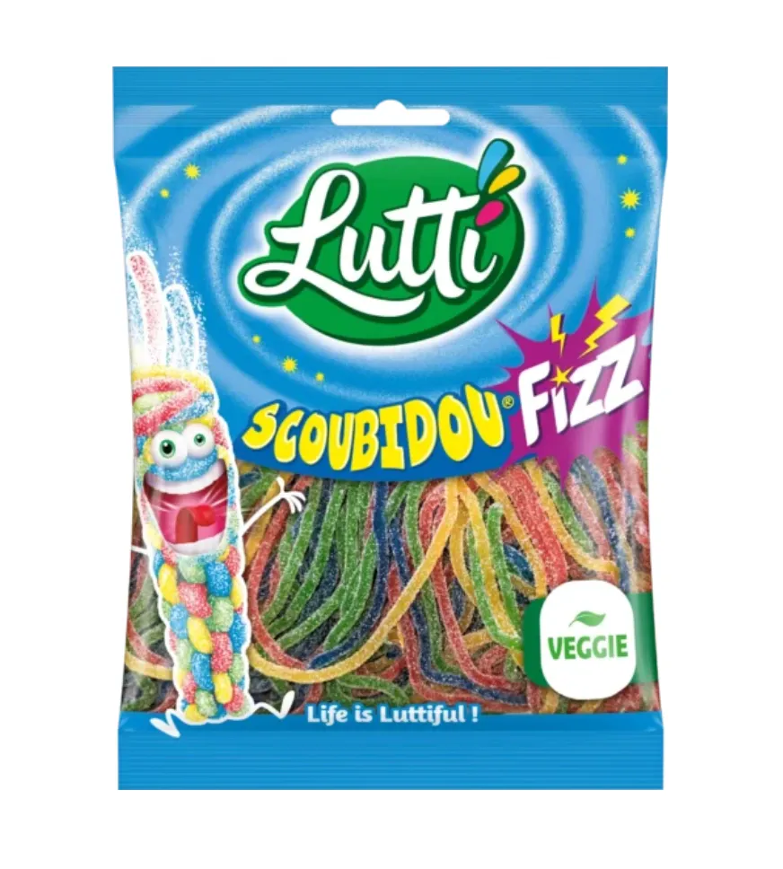 Lutti scoubidou fizz 18x100g