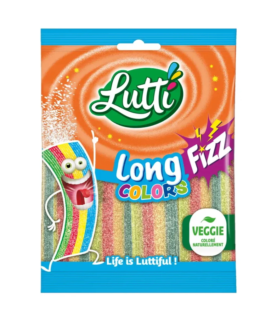 Lutti longfizz colors 18x100g