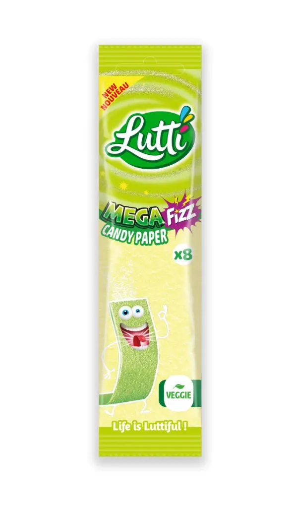 Lutti megafizz candy paper 24x15g