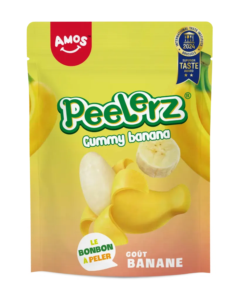 Amos Peelerz banana 12x120g