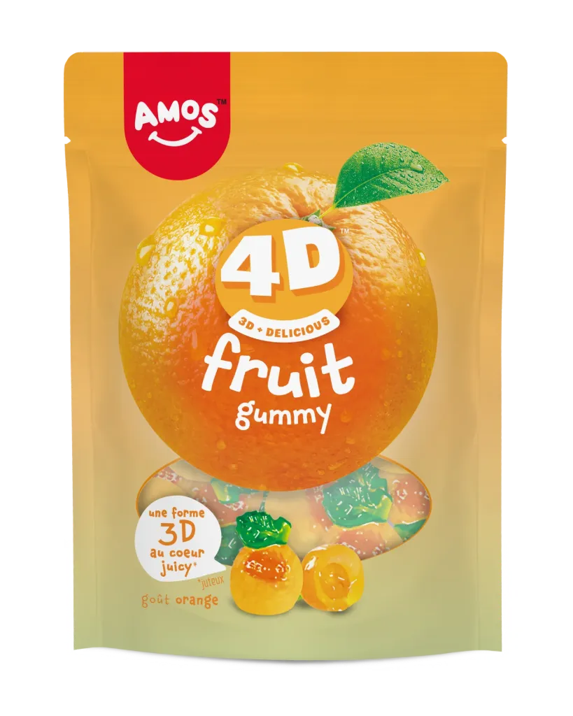Amos 4D gummy orange burst 12x120g