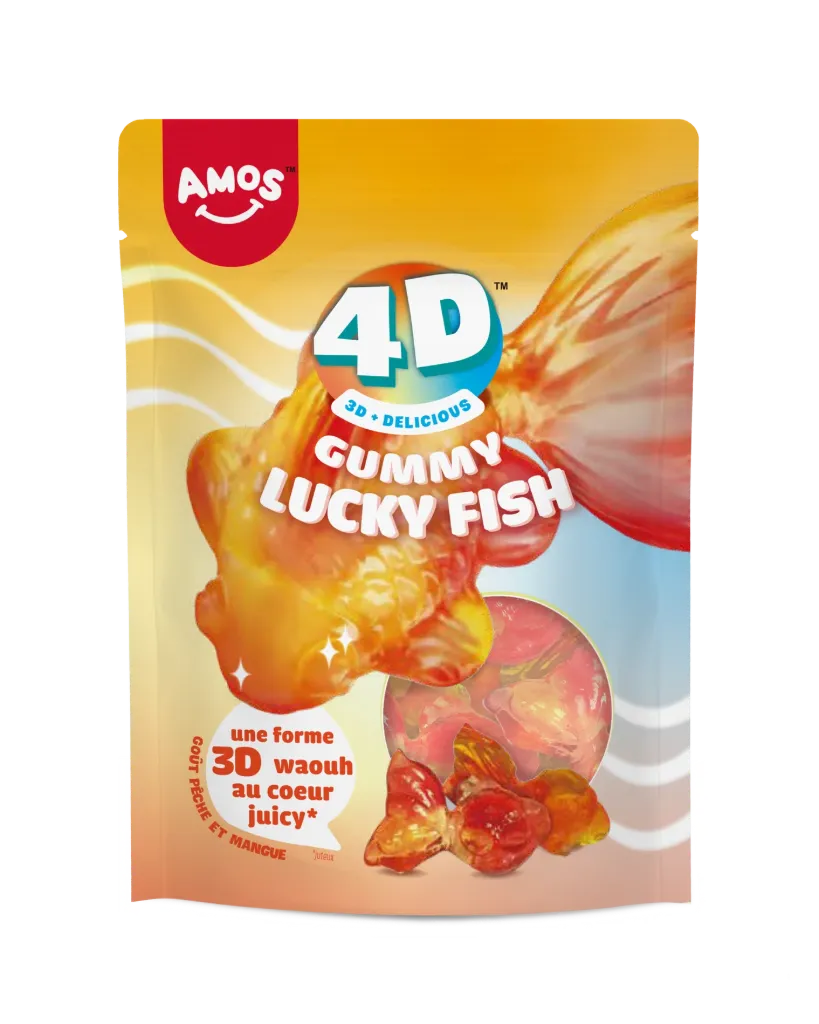 Amos 4D gummy lucky fish 12x120g
