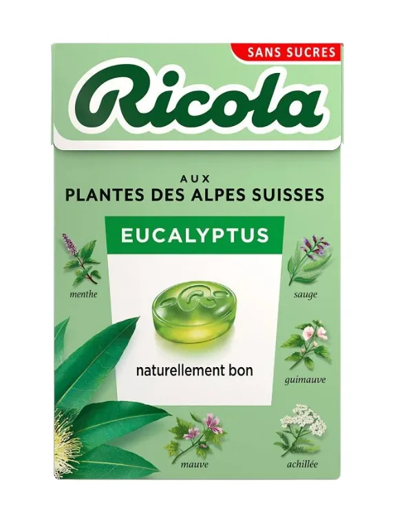 Ricola eucalyptus 20x50g