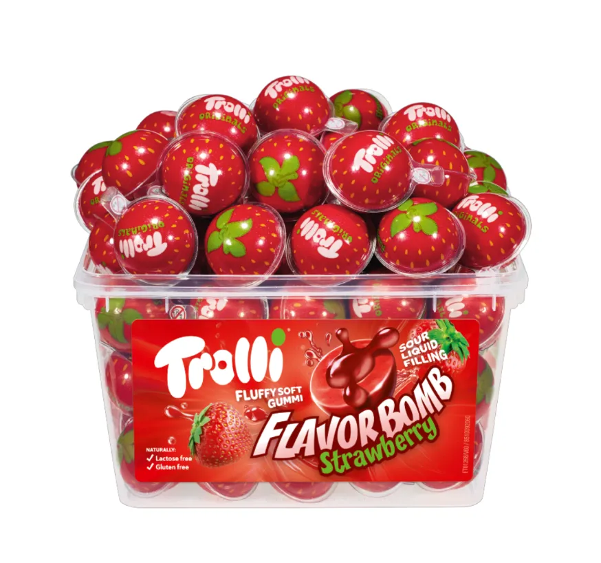 Trolli fraise 60 unités