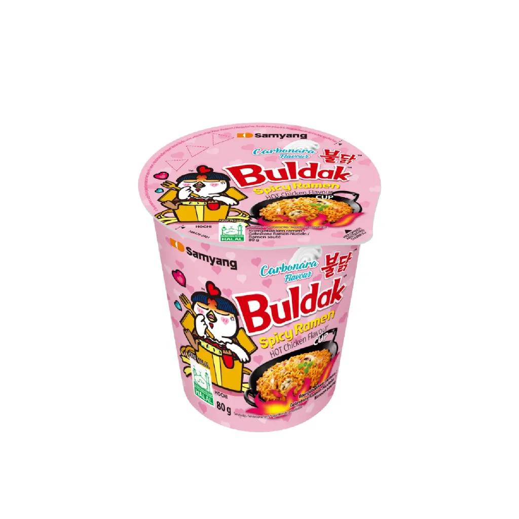 Buldak cup nouilles carbonara 6x80g