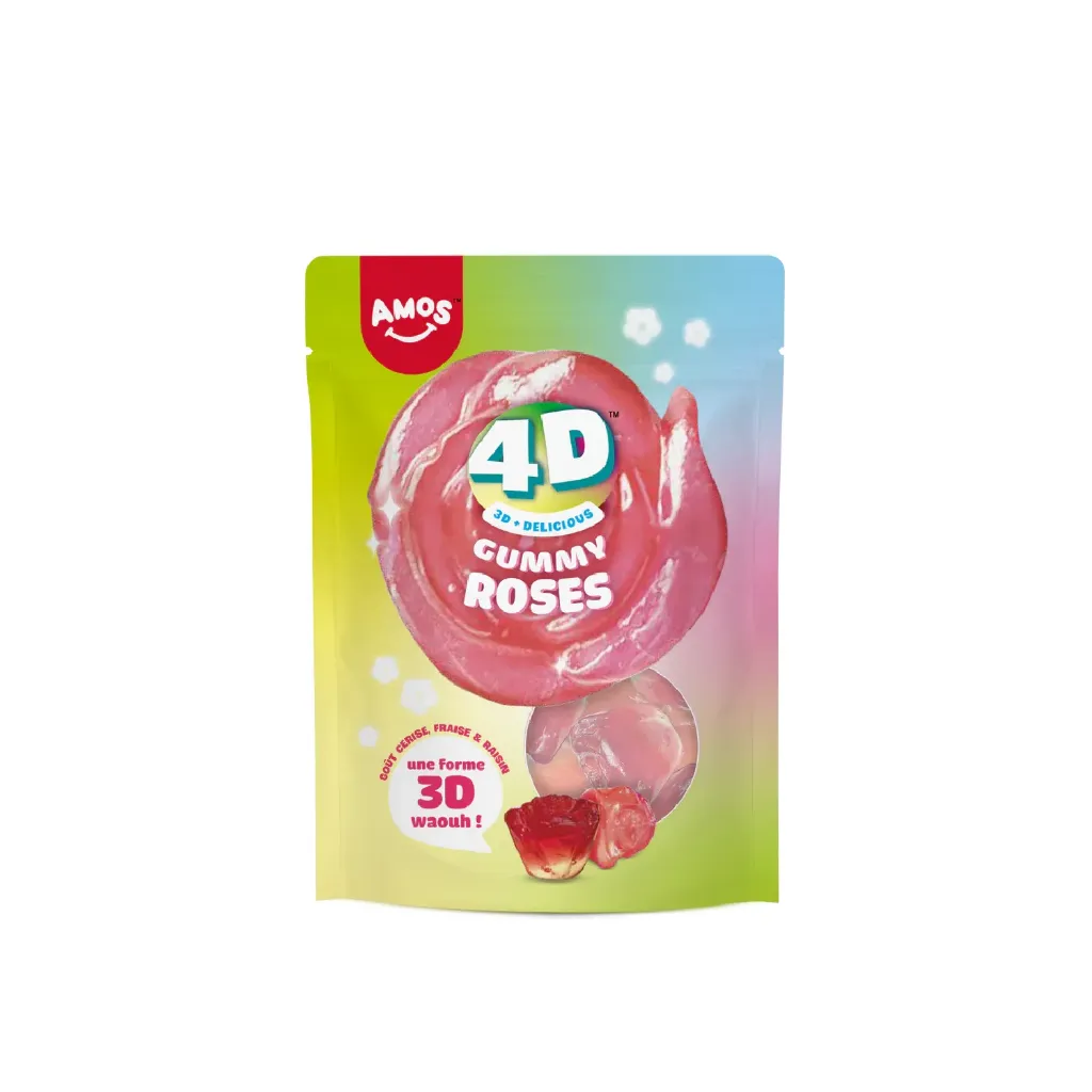 Amos Gummy roses 12x120g