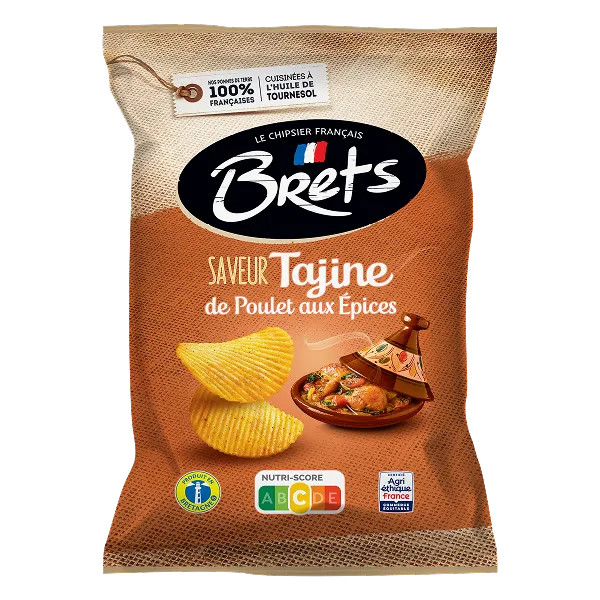 Brets Tajine de Poulet aux épices 10x125g