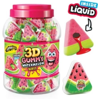 3D Juicy gummy watermelon 60u