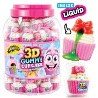 3D Juicy Gummy Cupcake 60u