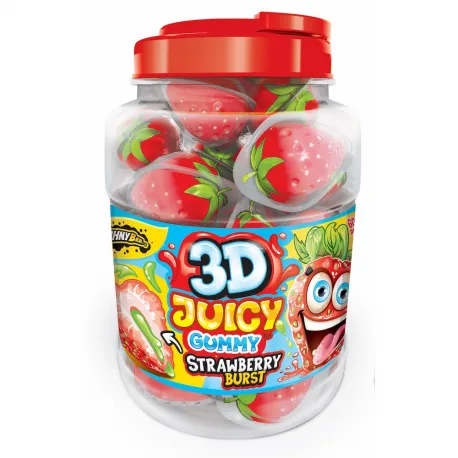 3D Juicy gummy strawberry 60u