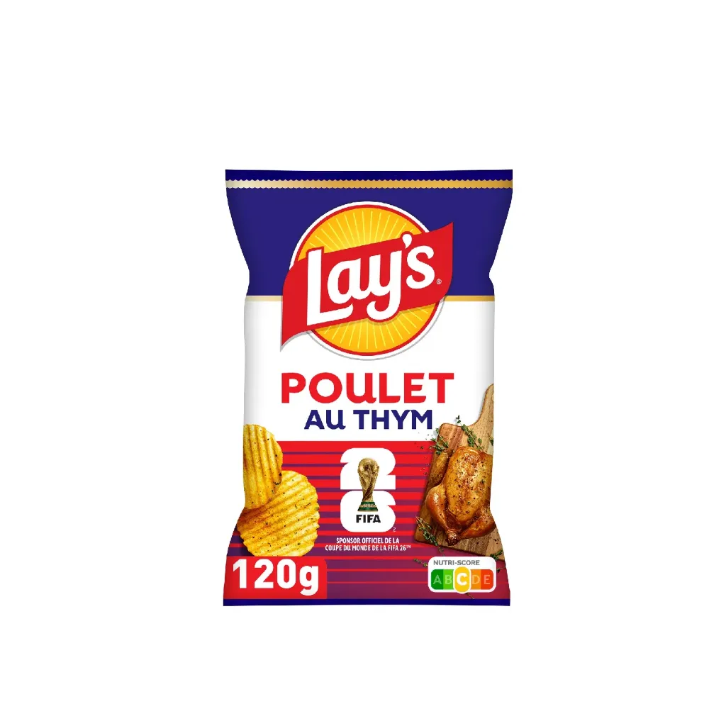 Lay's ondulées Poulet au thym 24x120g