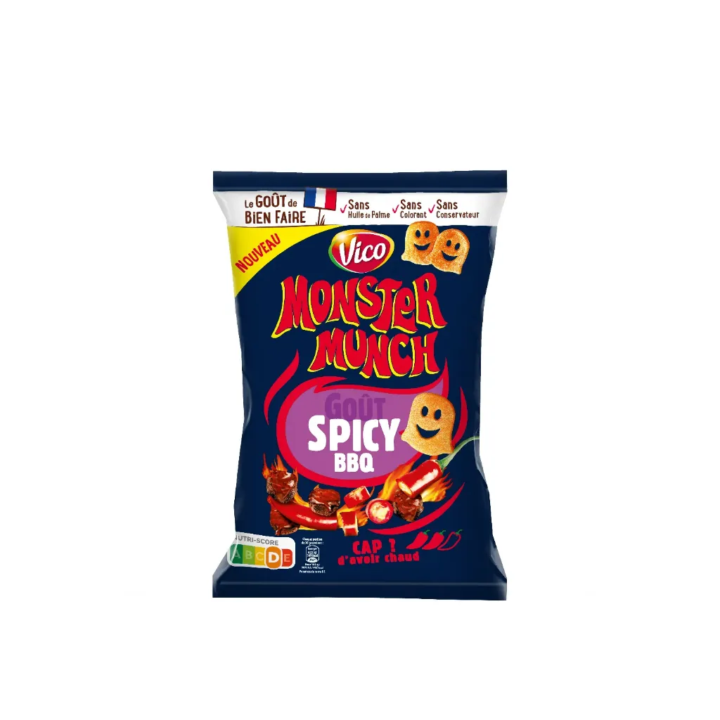 Monster munch spicy BBQ 18x75g