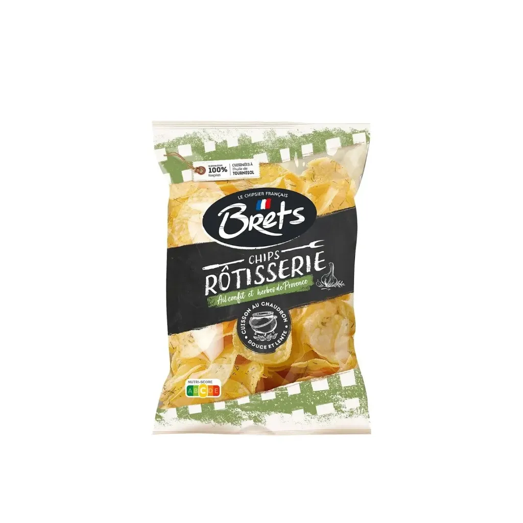 Brets Rotisserie Ail Confit et herbes de Provence 10x125g