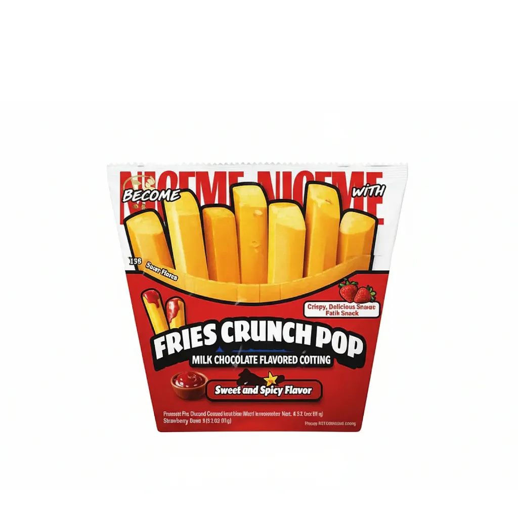 Trompe L'œil frites goût chocolat & vanille & fraise 24x70g