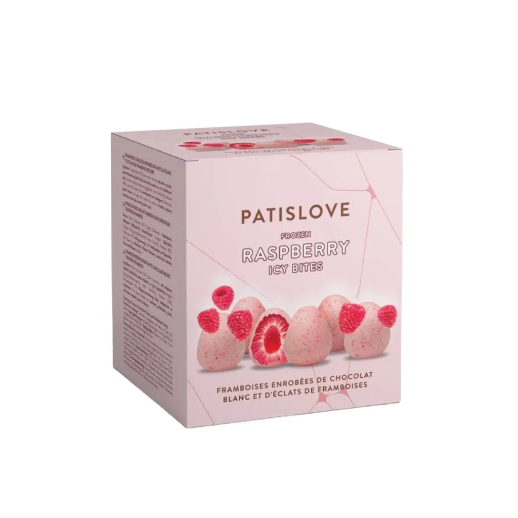 Patislove bouchées framboise chocolat blanc 12x130g