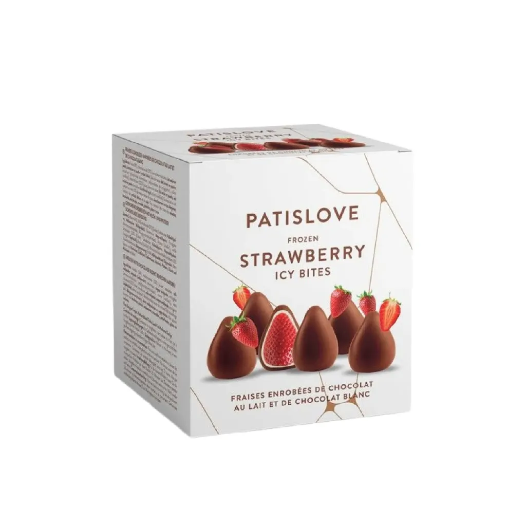 Patislove bouchées fraise chocolat 12x130g