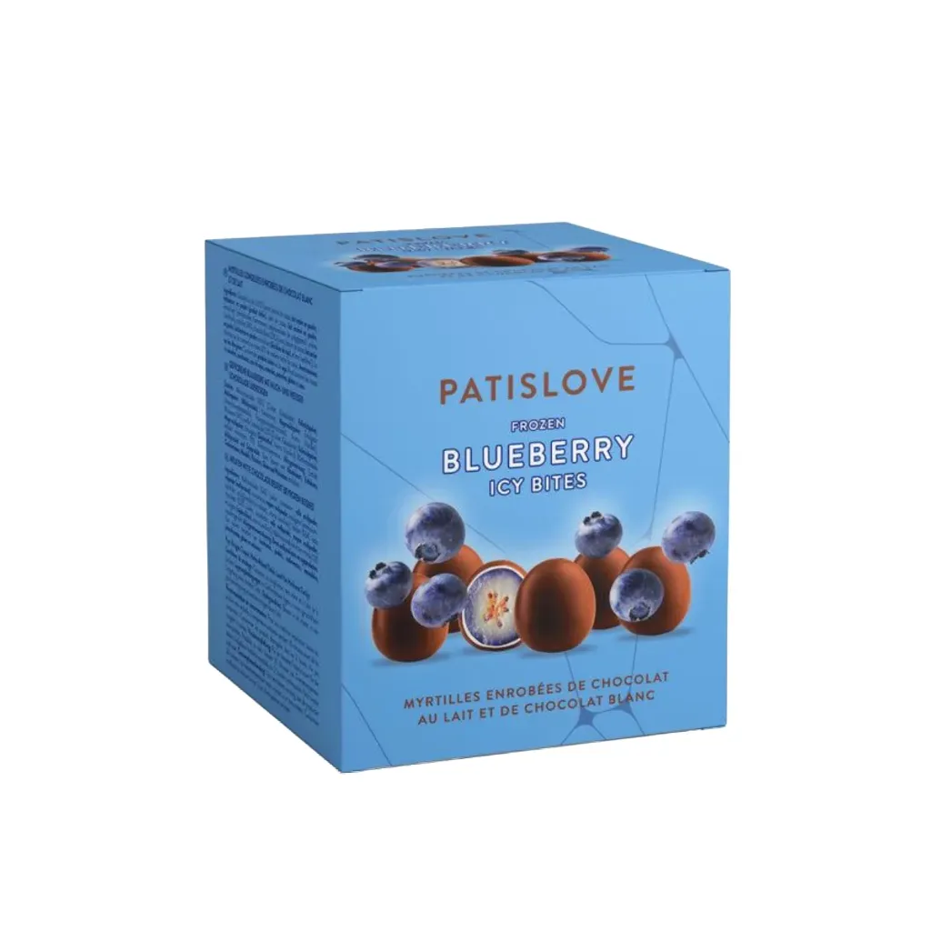 Patislove bouchées myrtille chocolat 12x130g