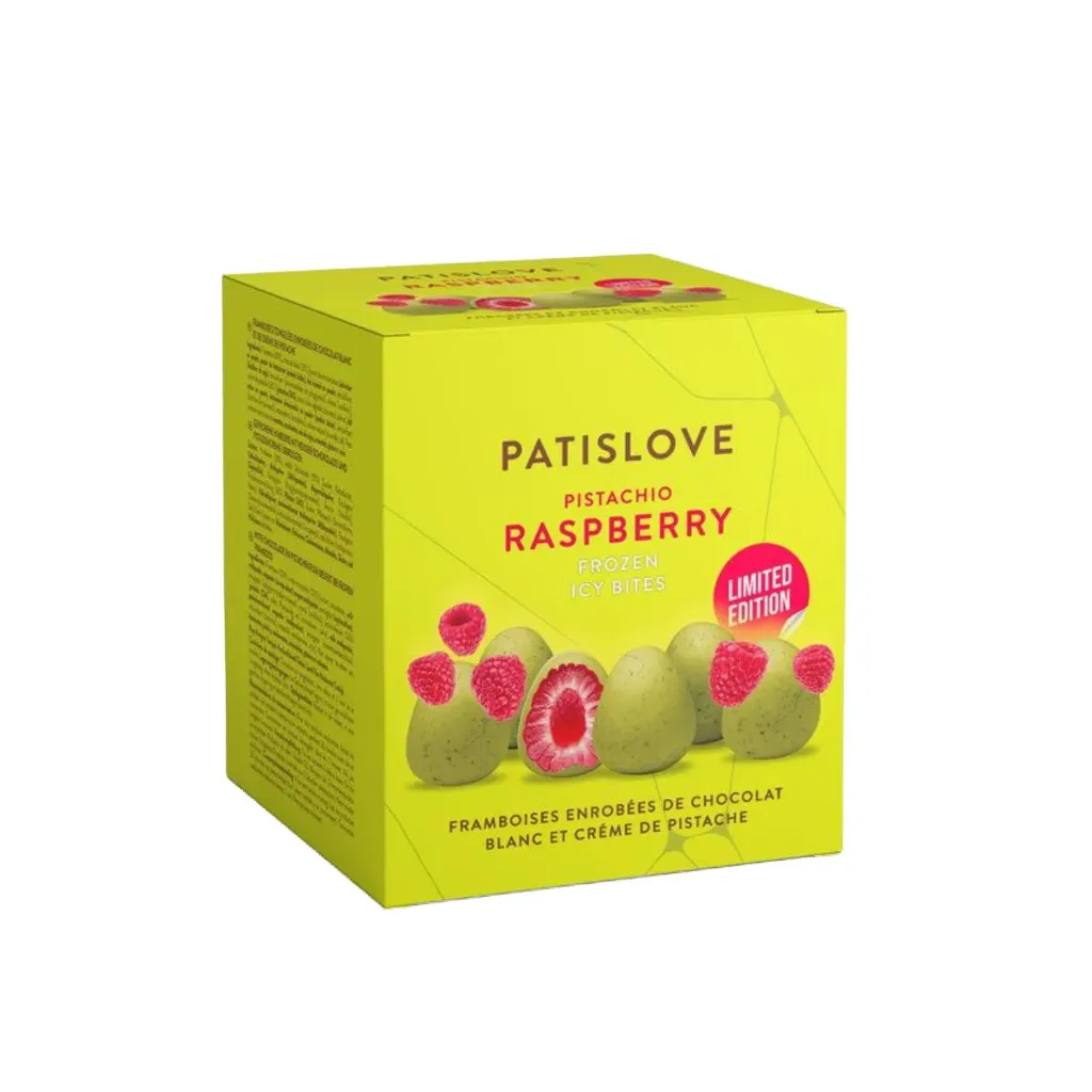 Patislove bouchées framboise pistache 12x130g