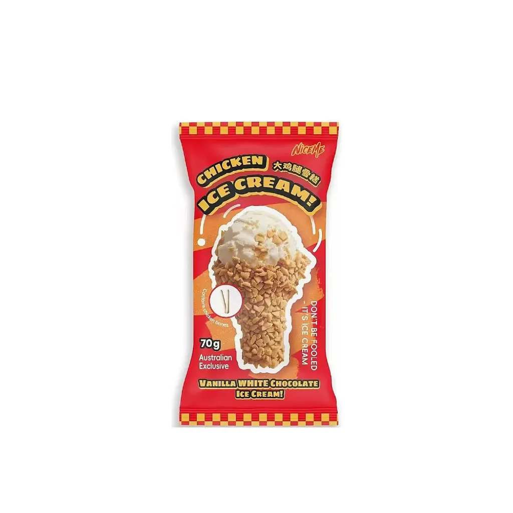 Trompe l'oeil poulet ice cream 24x70g