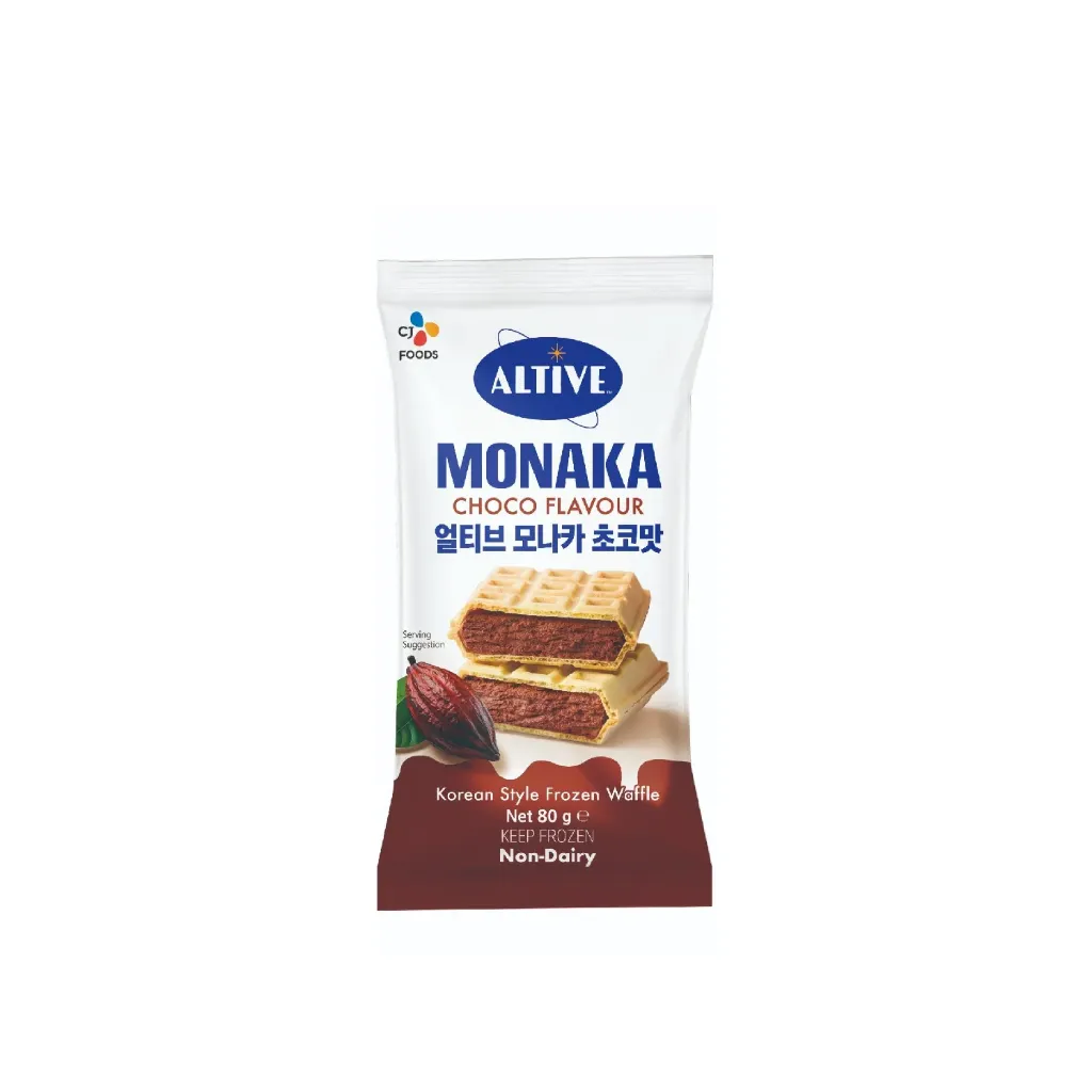 Monaka gaufre glacée saveur chocolat 24x80g