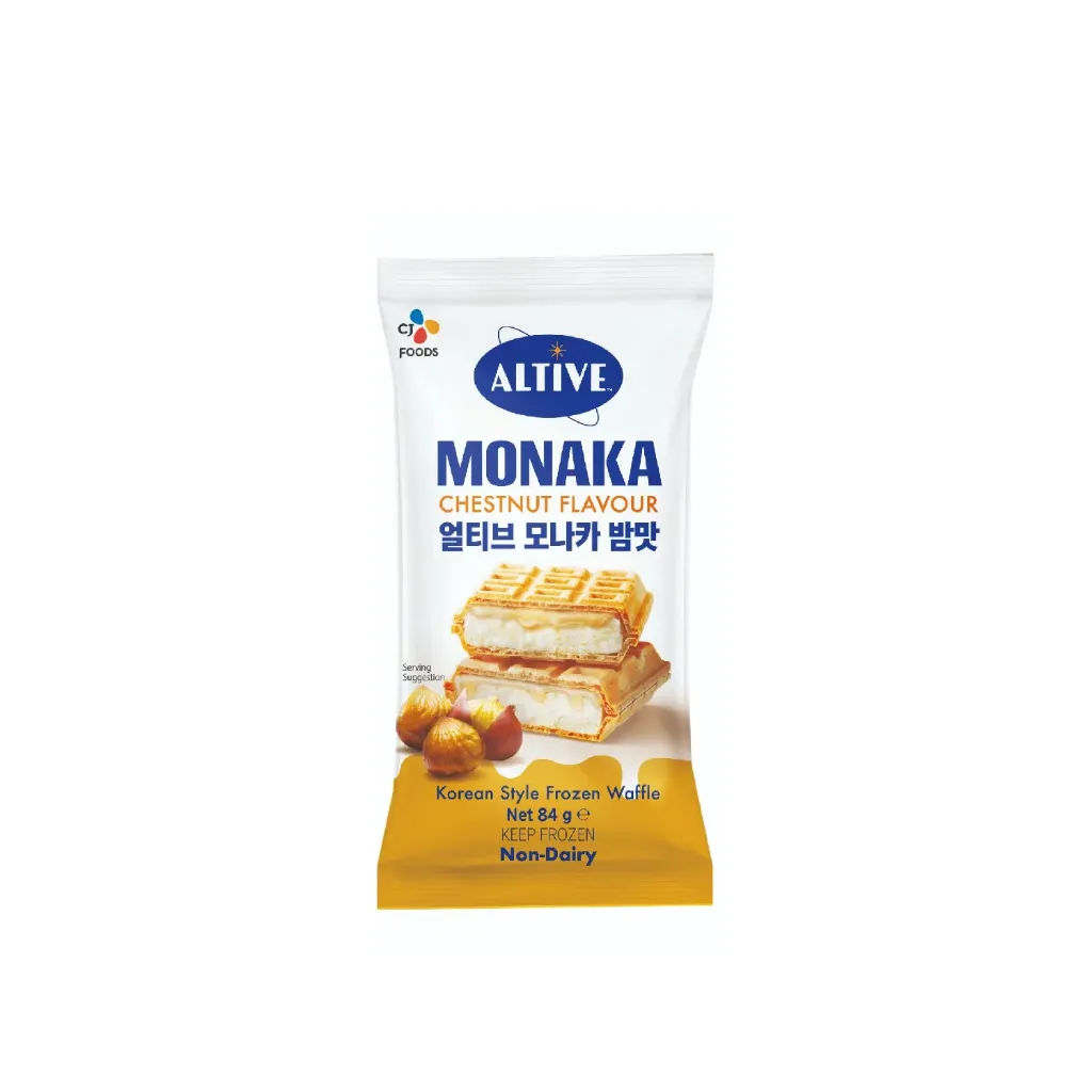 Monaka gaufre glacée saveur châtaigne 24x80g