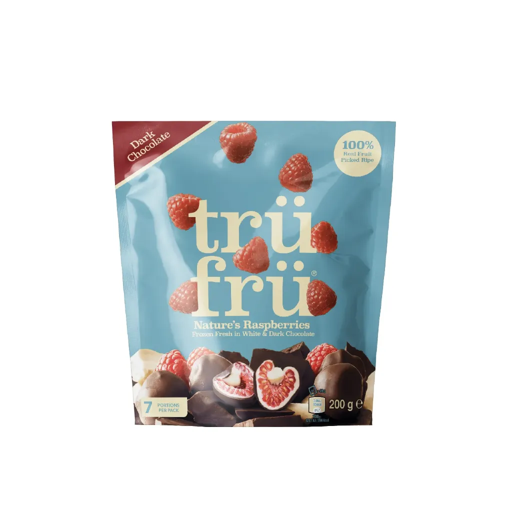 Trü Frü Framboise chocolat noir 6x200g