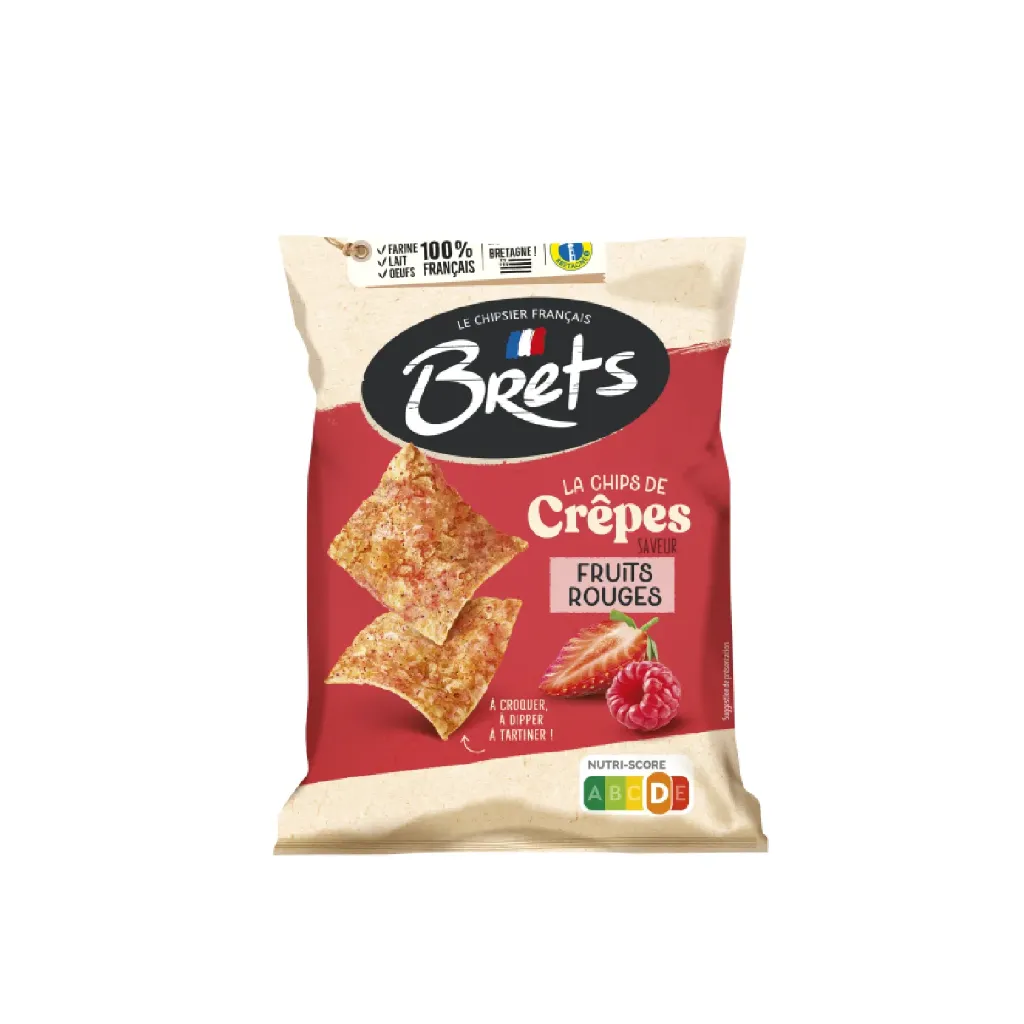 Brets Crêpes fruits rouges 14x50g