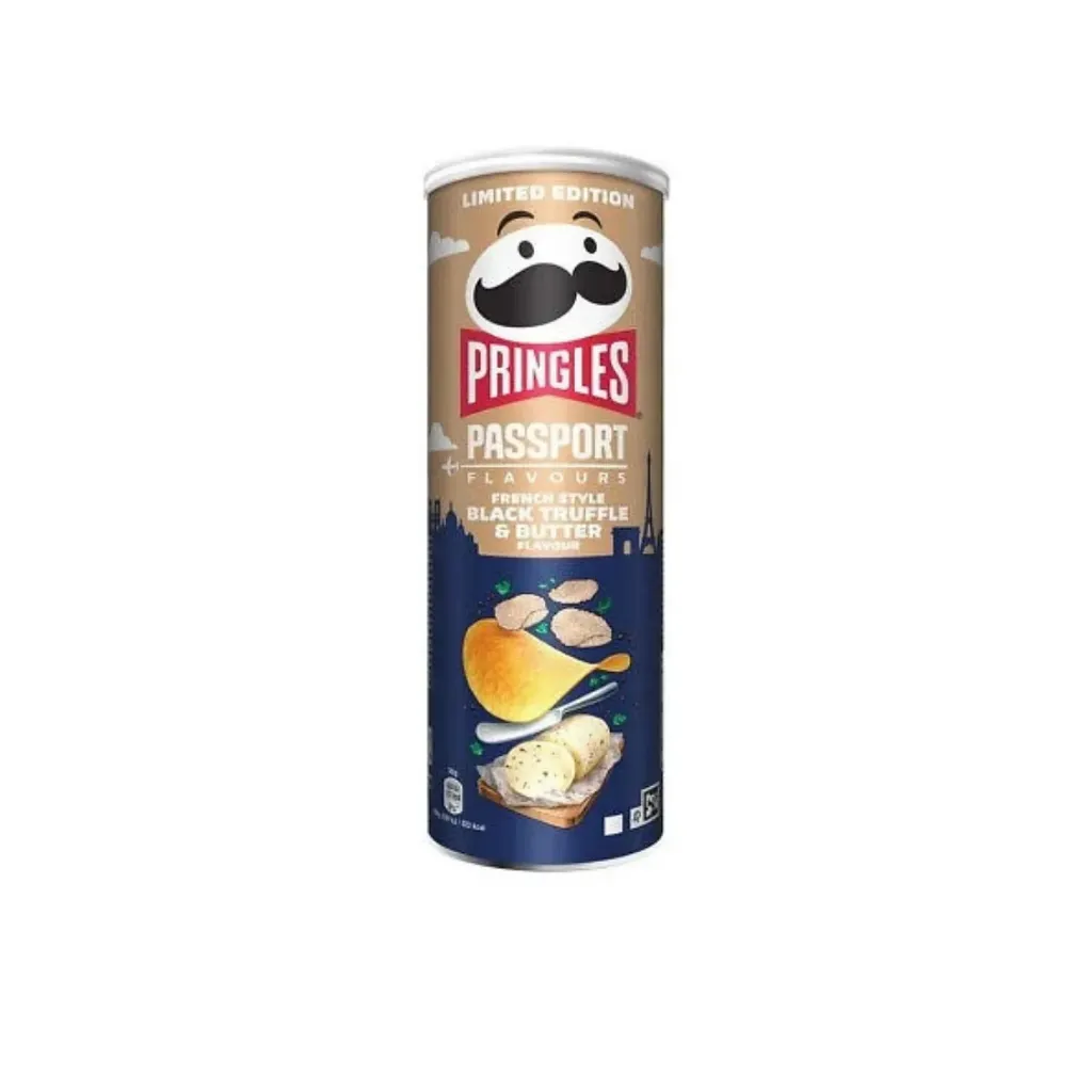 Pringles passport truffe et beurre 19x165g