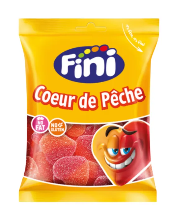 Fini sachet cœur de pêche 12x90g