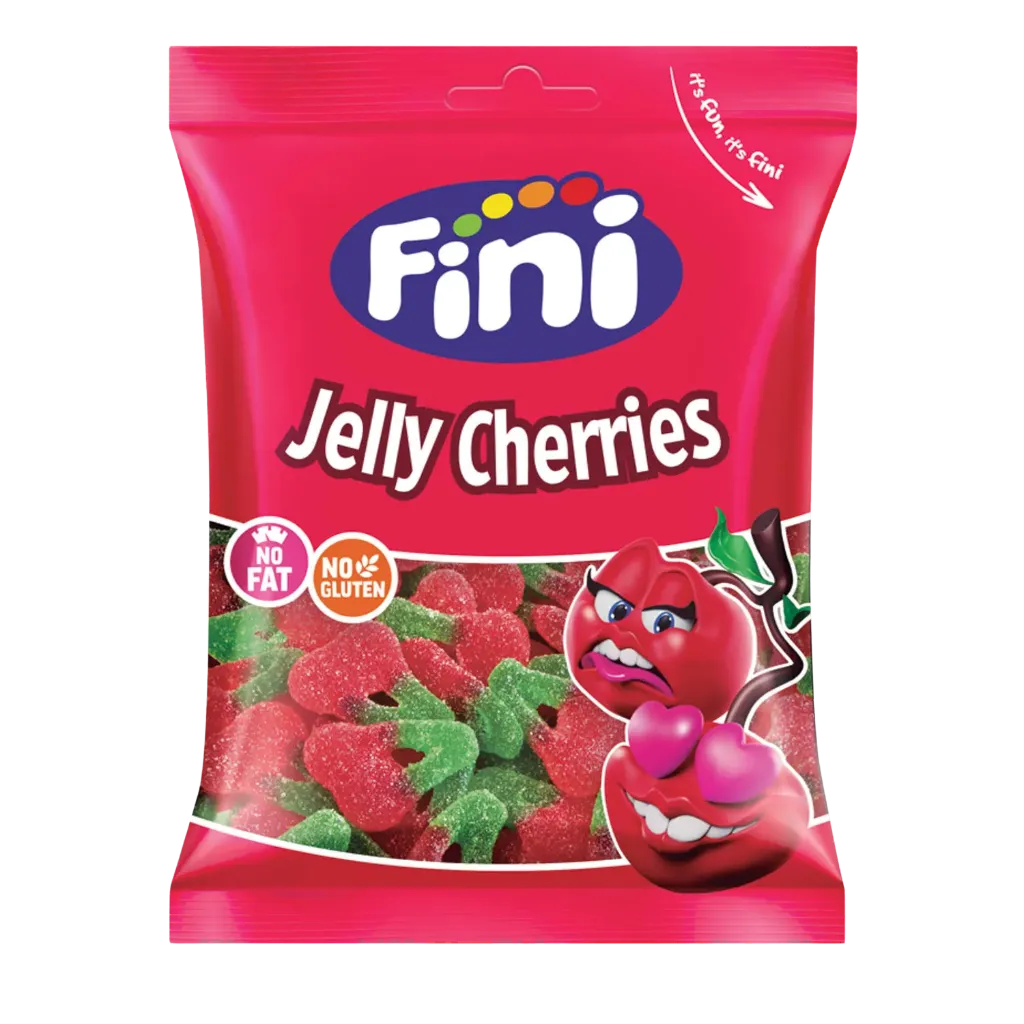 Fini sachet cherries / cerises fizz 12x90g