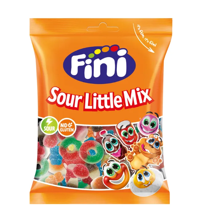Fini sachet sour little mix fizz 12x90g