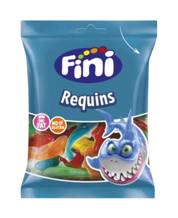 Fini sachet requins assortis 12x90g