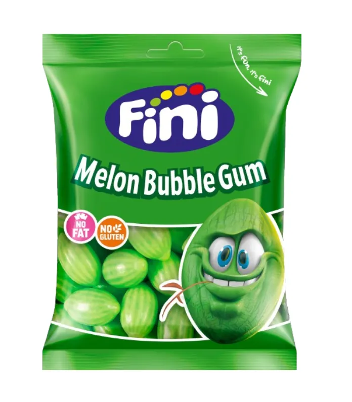 Fini sachet chewing-gum melon 12x90g