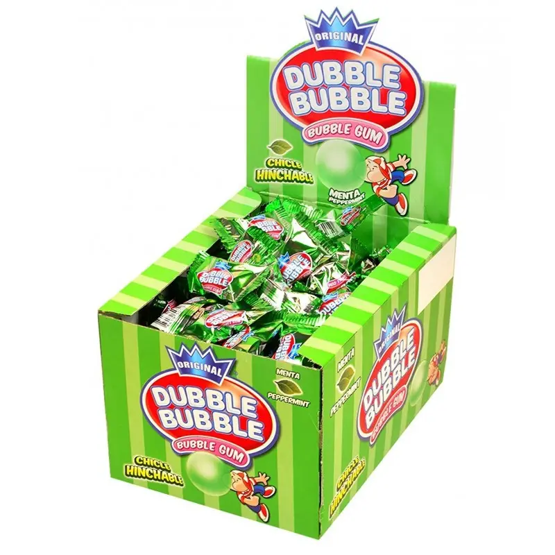 Dubble bubble menthe 100 unités