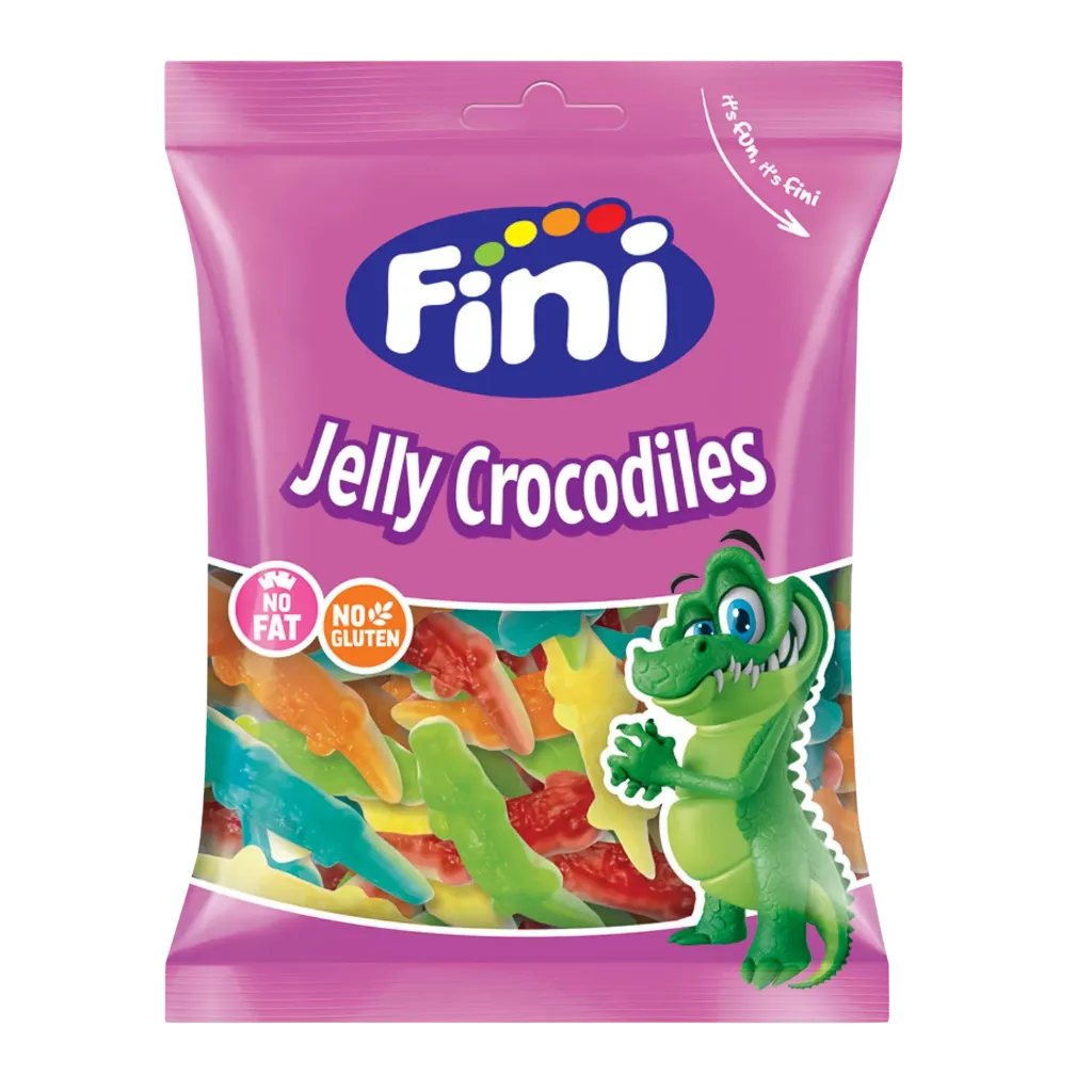 Fini sachet jelly crocodiles 12x90g