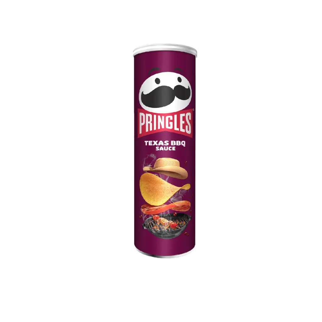 Pringles texas bbq 19x165g