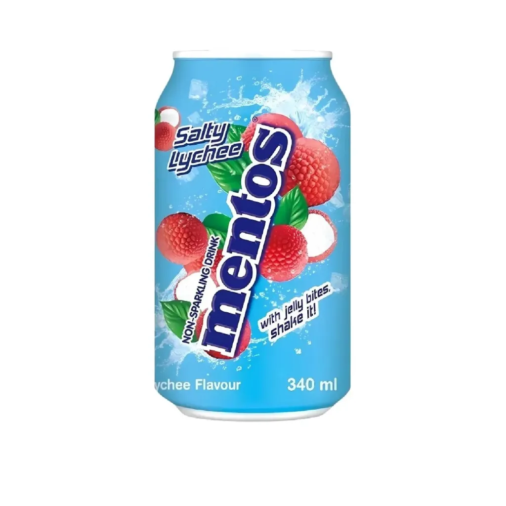 Mentos salty litchee 24x34cl