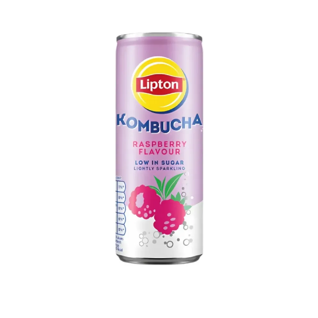 Lipton kombucha framboise 12x33cl