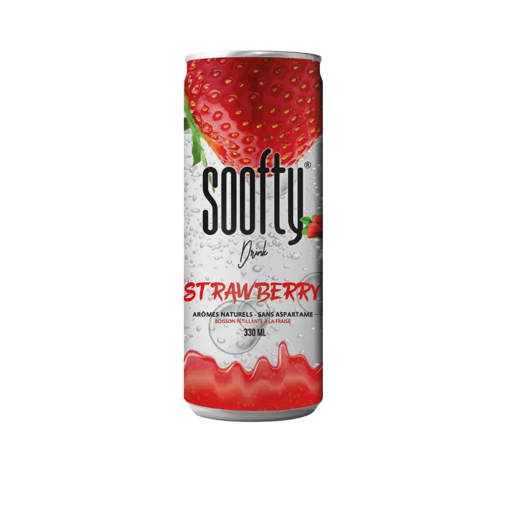 Soofty Canette Saveur Fraise 24x33cl
