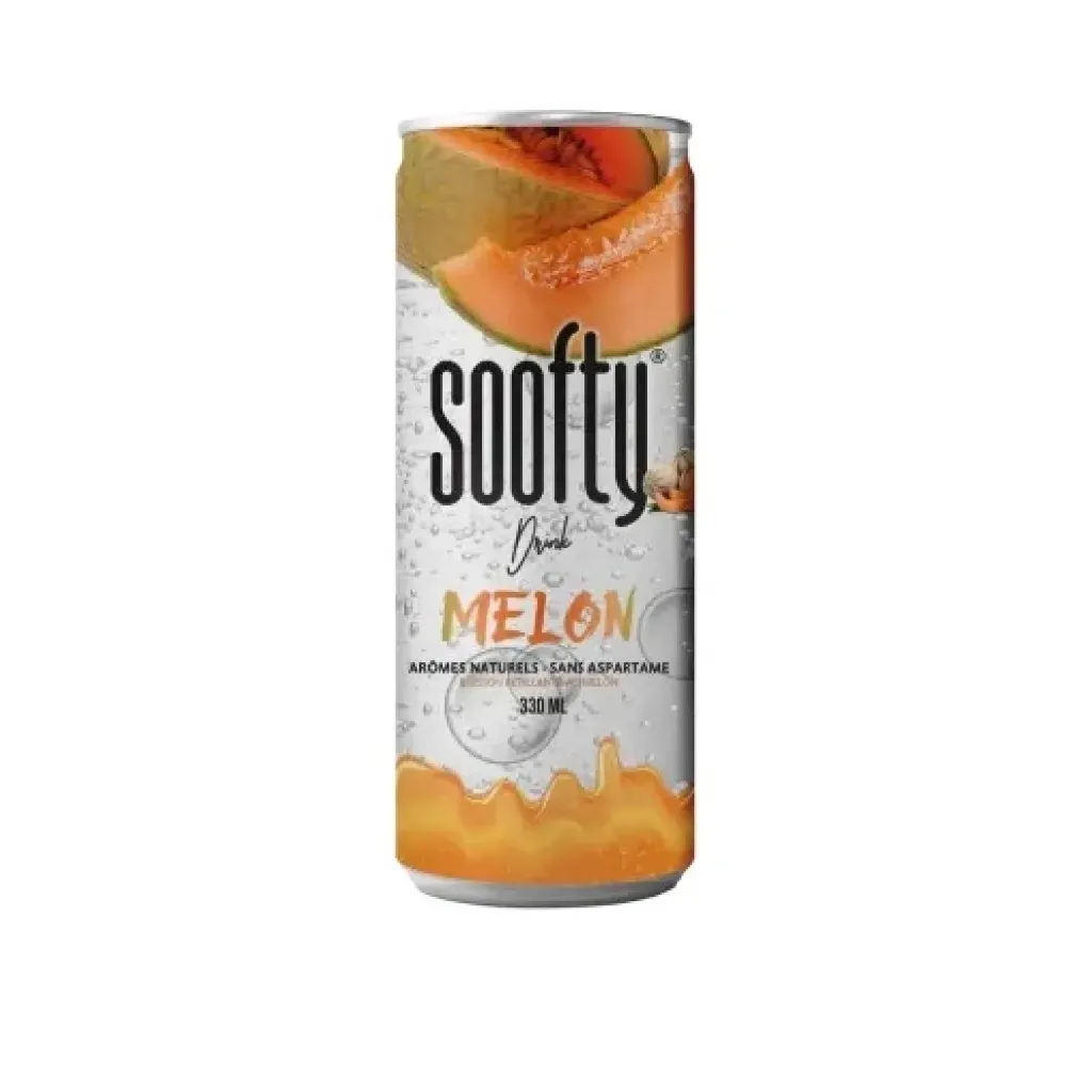 Soofty Canette Saveur Melon 24x33cl