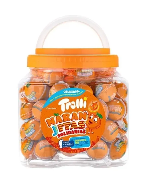 Trolli orange 85 unités