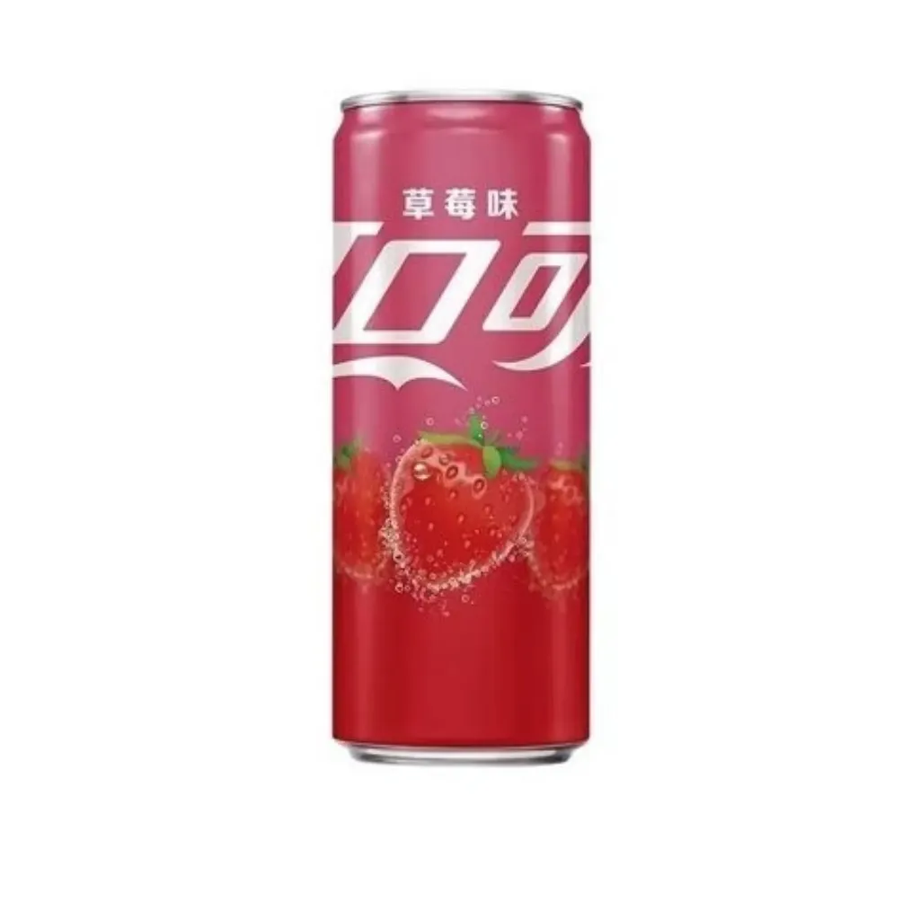 Coca Cola fraise (Chine) 24x33cl