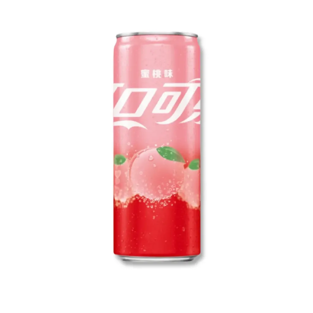Coca Cola pêche (Chine) 24x33cl