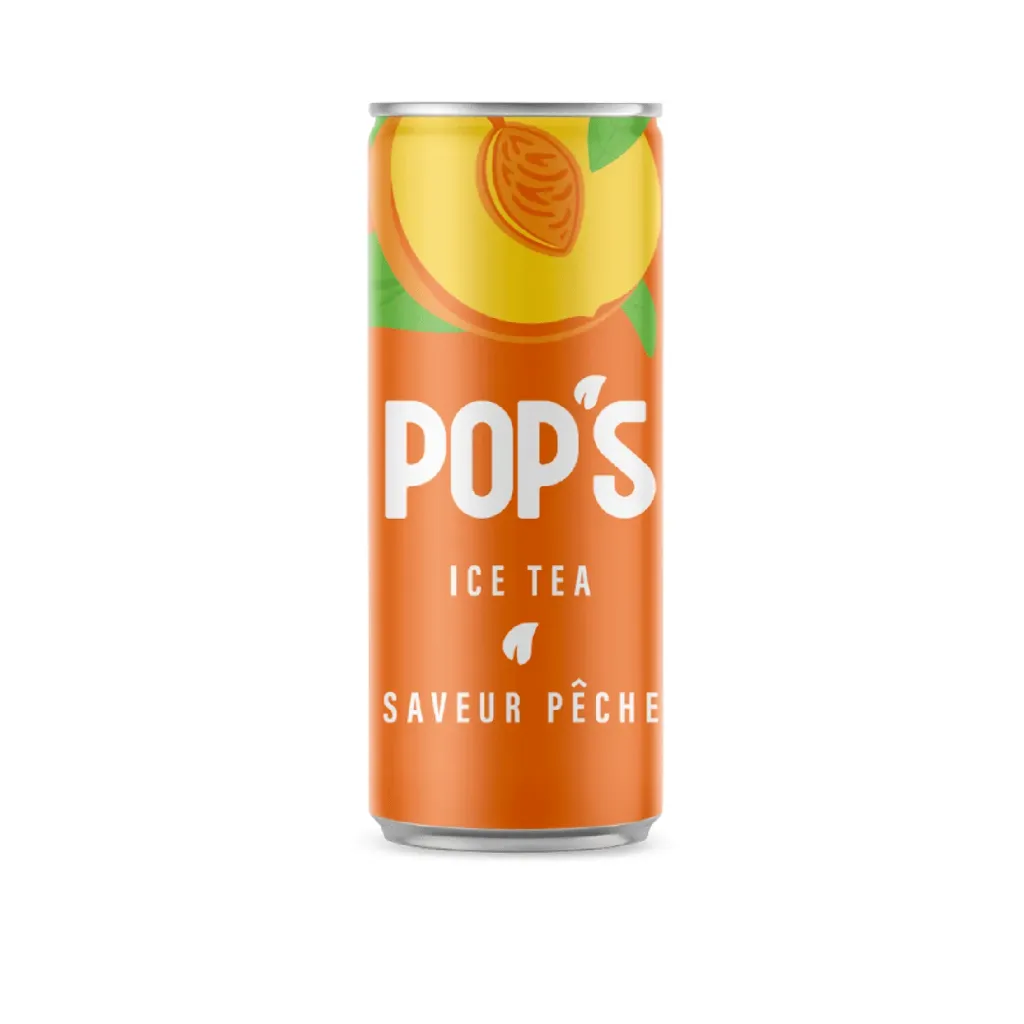 Pop's pêche 24x33cl 